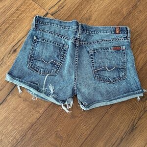 7FAM Denim Shorts